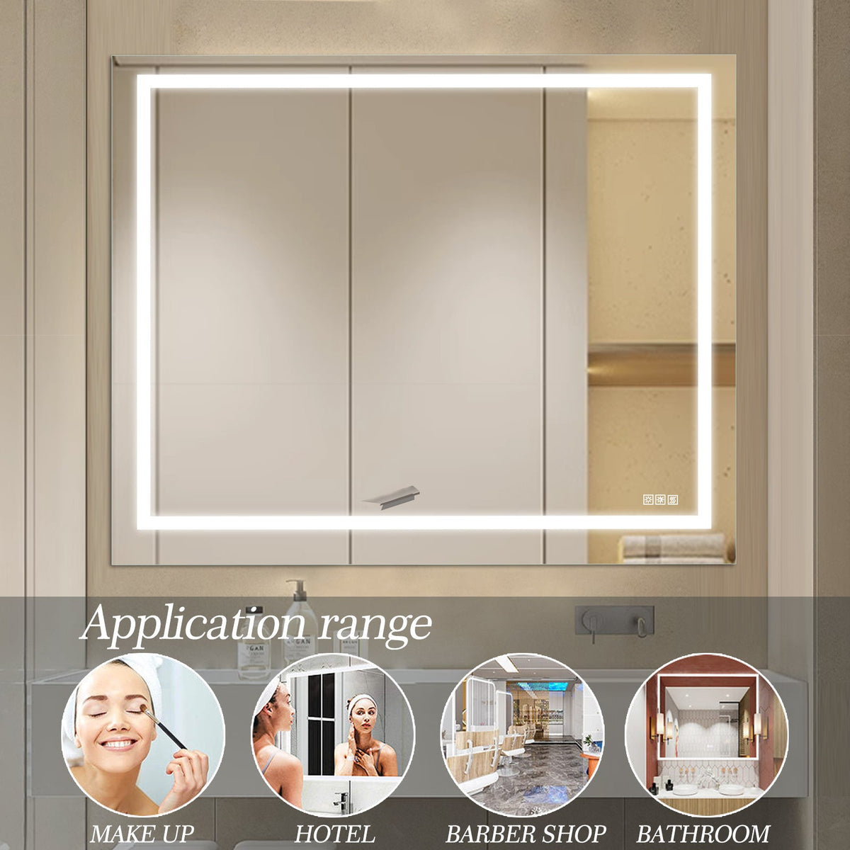 LED Bathroom Mirror with Lights