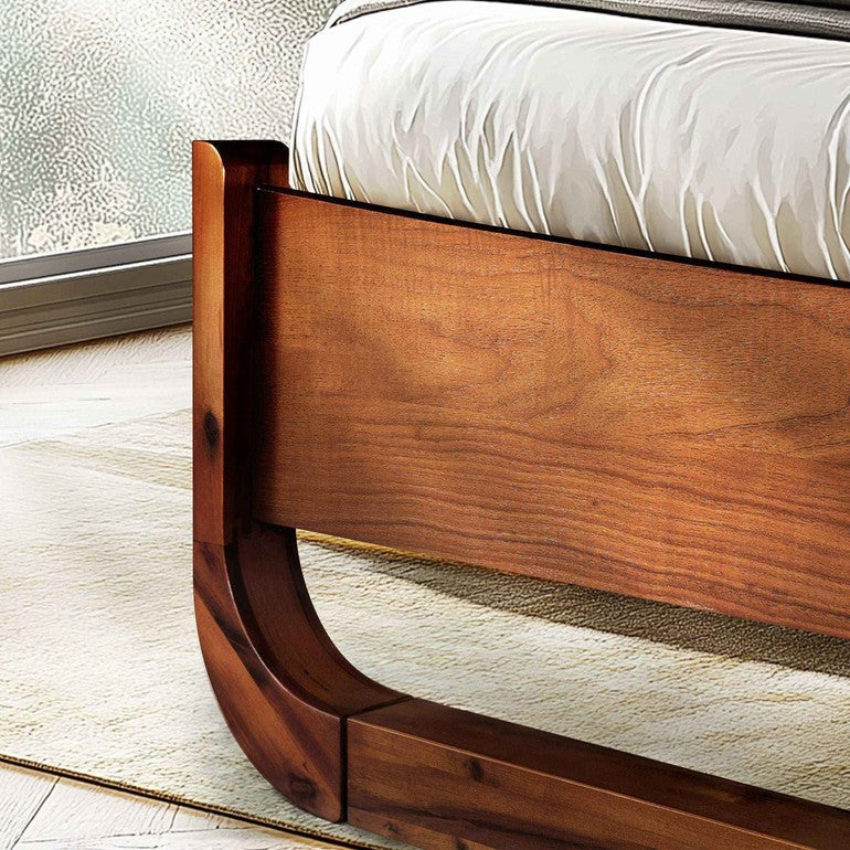 Rorns Sunset Platform Bed Frame With Headboard