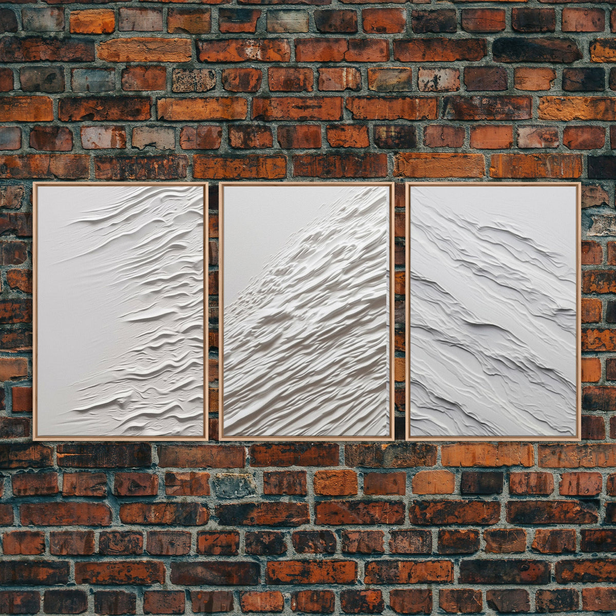 Triptych Framed Canvas Print Wall Art Set of 3