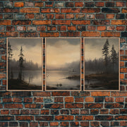 Moody 3 Piece Canvas Wall Art