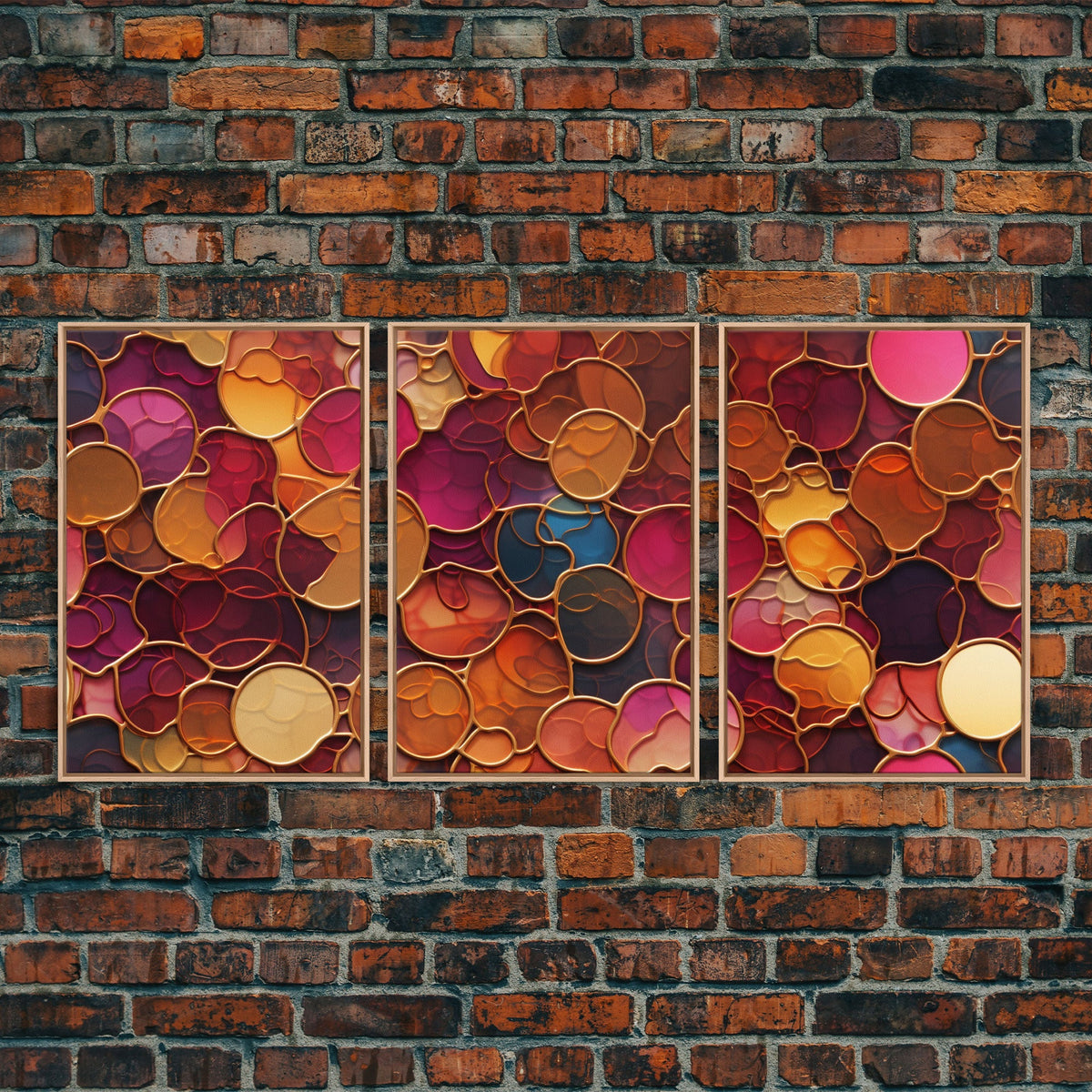 Abstract Wall Art, Canvas Print, 3 Piece Wall Art