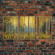 Forest Wall Art, Canvas Print, 3 Piece Wall Art