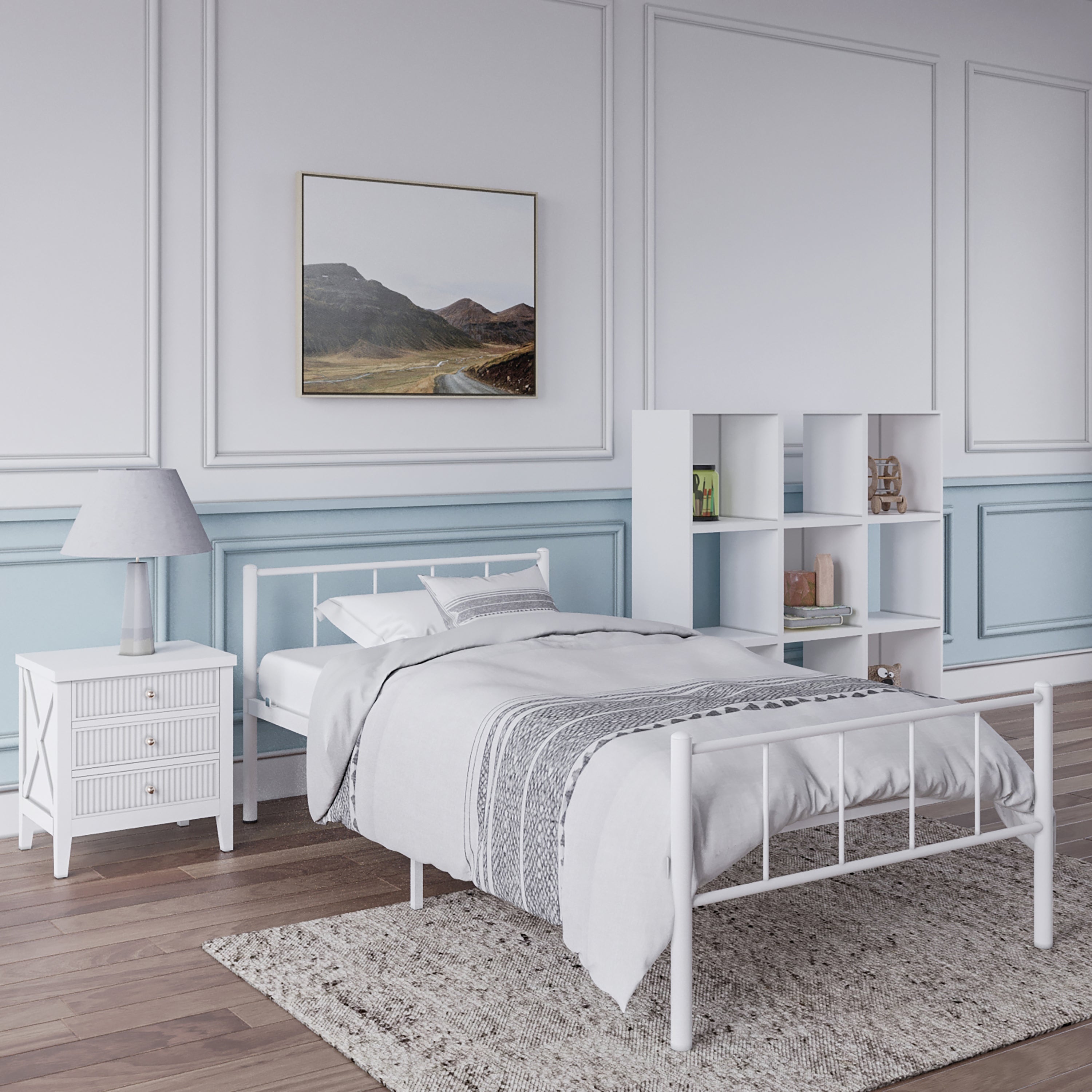 BK Furniture Austin Metal Twin Bed