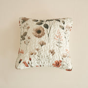 Enchanted Meadow Throw Pillow Covers - Set of 2, in Beige, Rose, and Soft Green