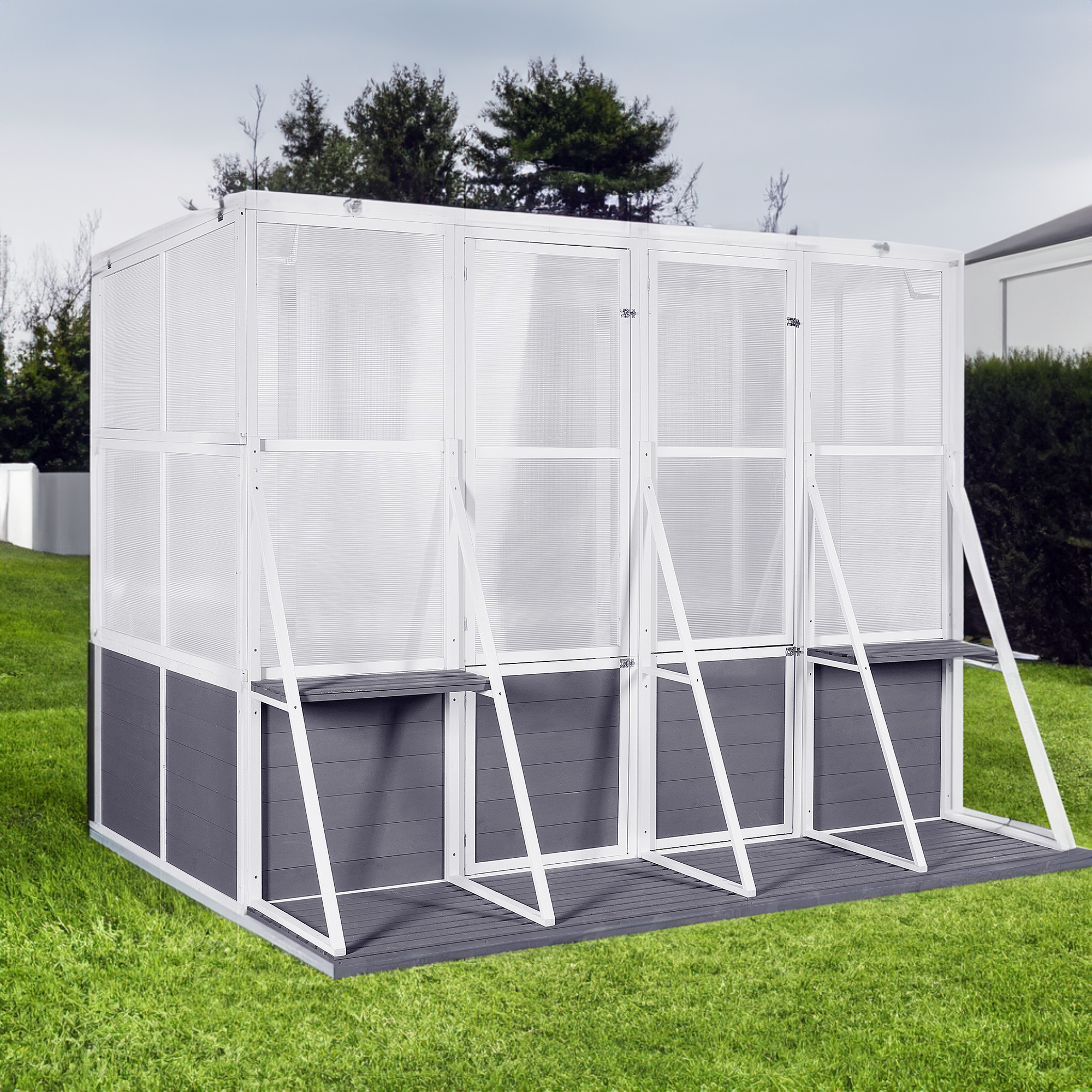 Heavy Duty Wooden Outdoor Greenhouse