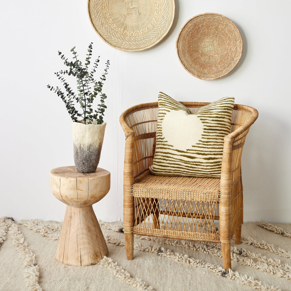 Full Moon Throw Pillow