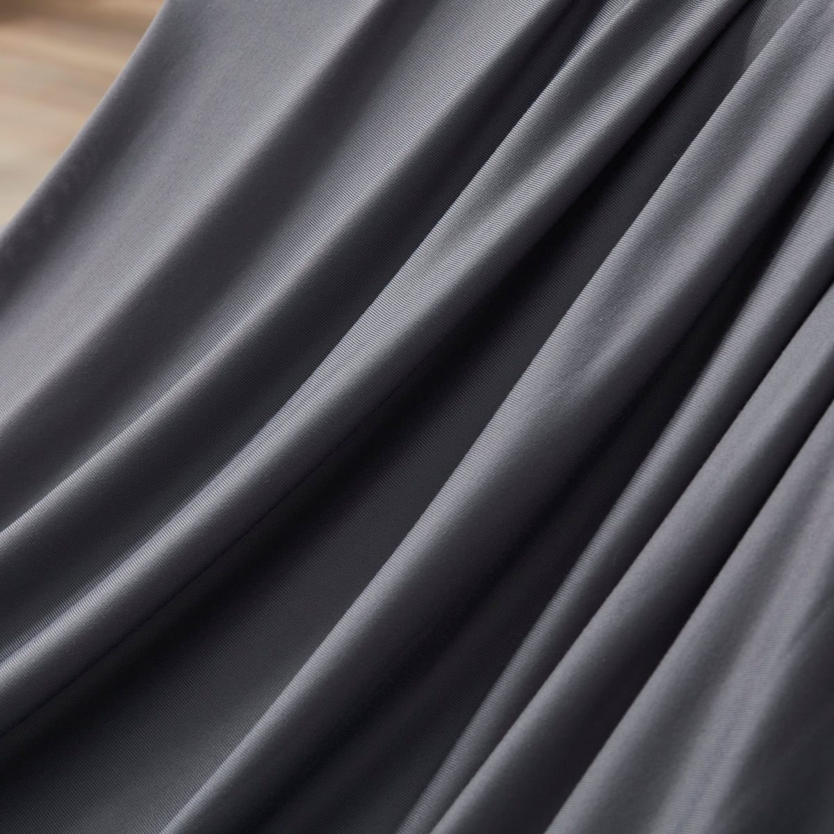 100% Microfiber Jersey Knit Sheet Set with Pillowcases - Grey