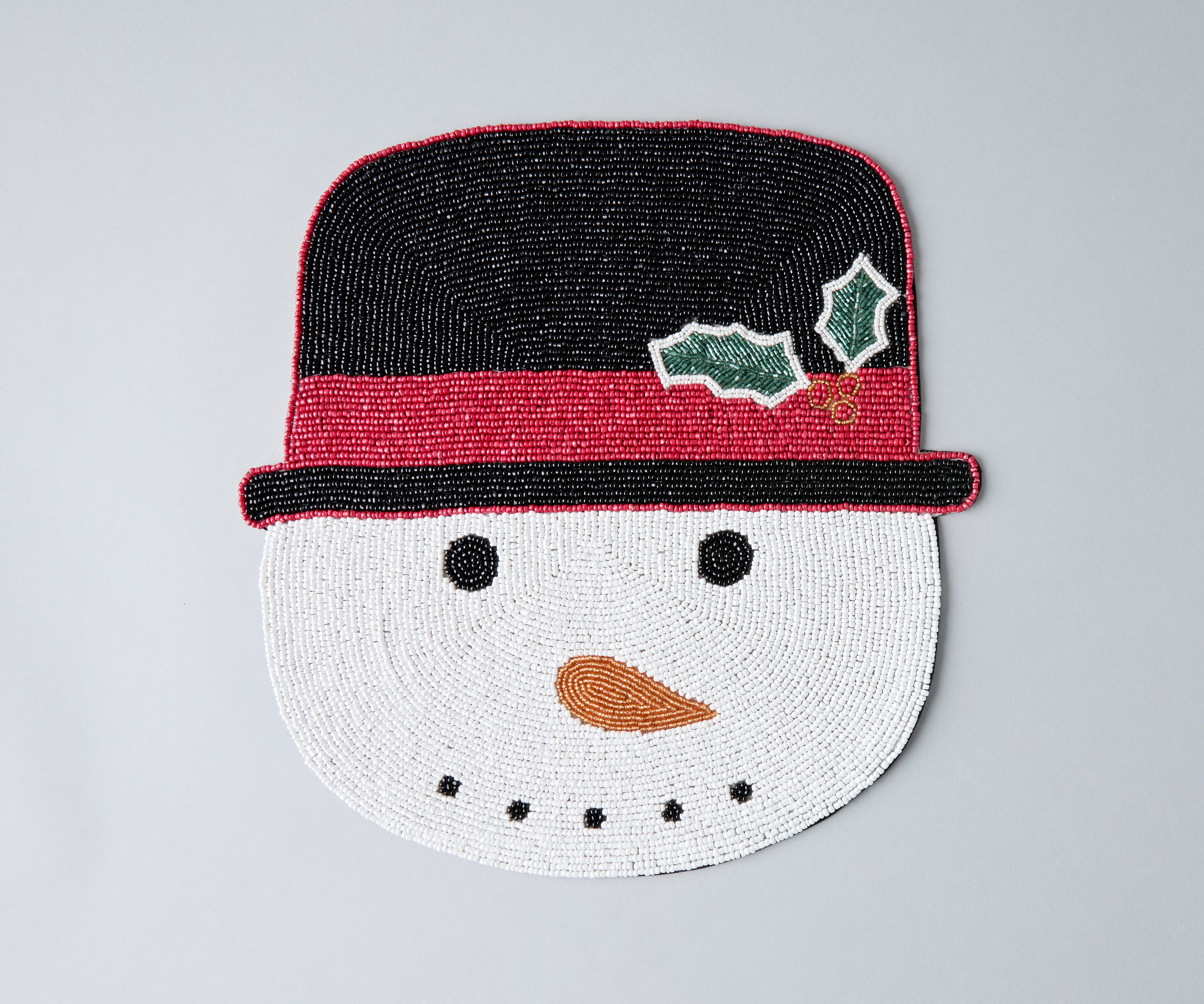 Frosty Snowman Christmas Placemat