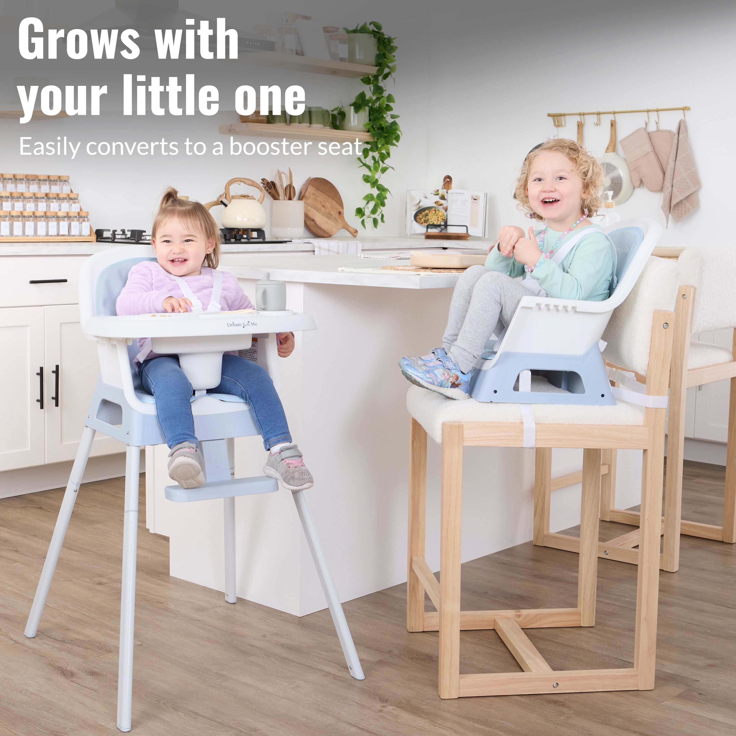 Dream On Me Curio Sit N Seek 3 in 1 Convertible Baby High Chair