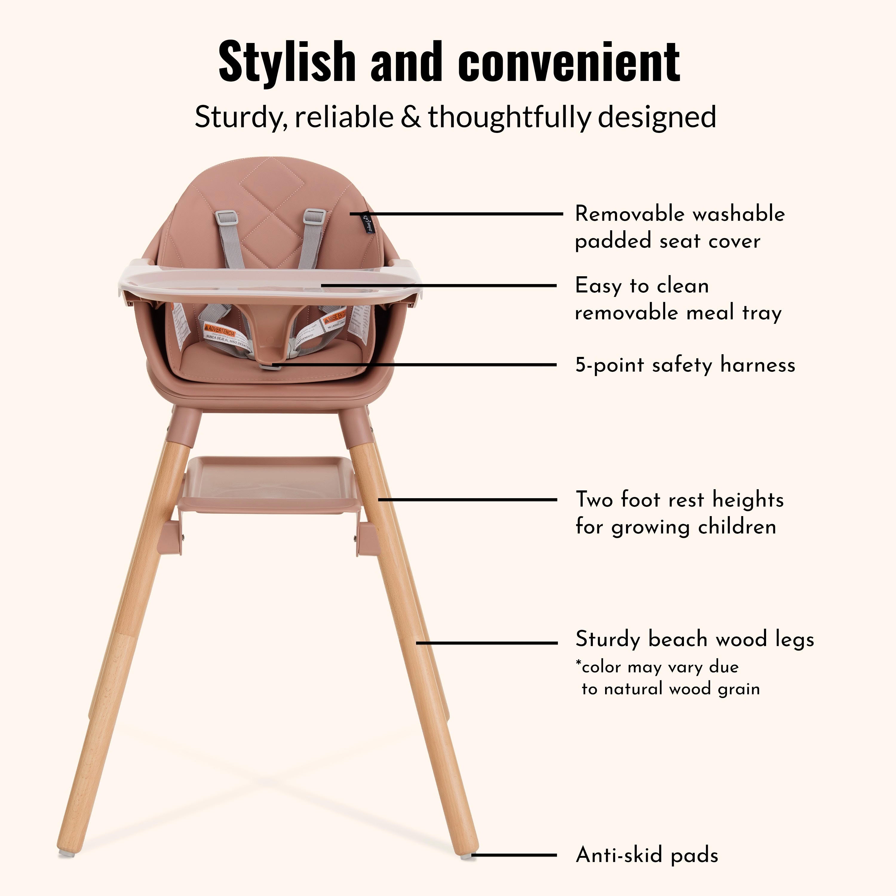 Dream On Me NibbleNest 3-in-1 High Chair