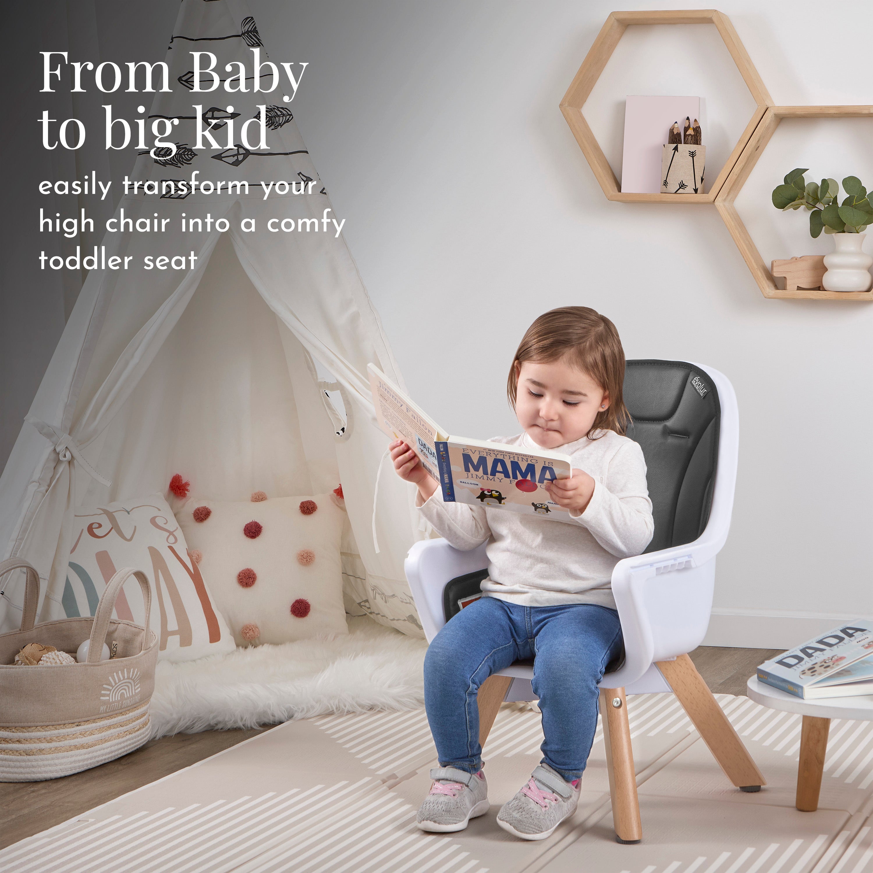 Evolur Zoodle 2-In-1 High Chair