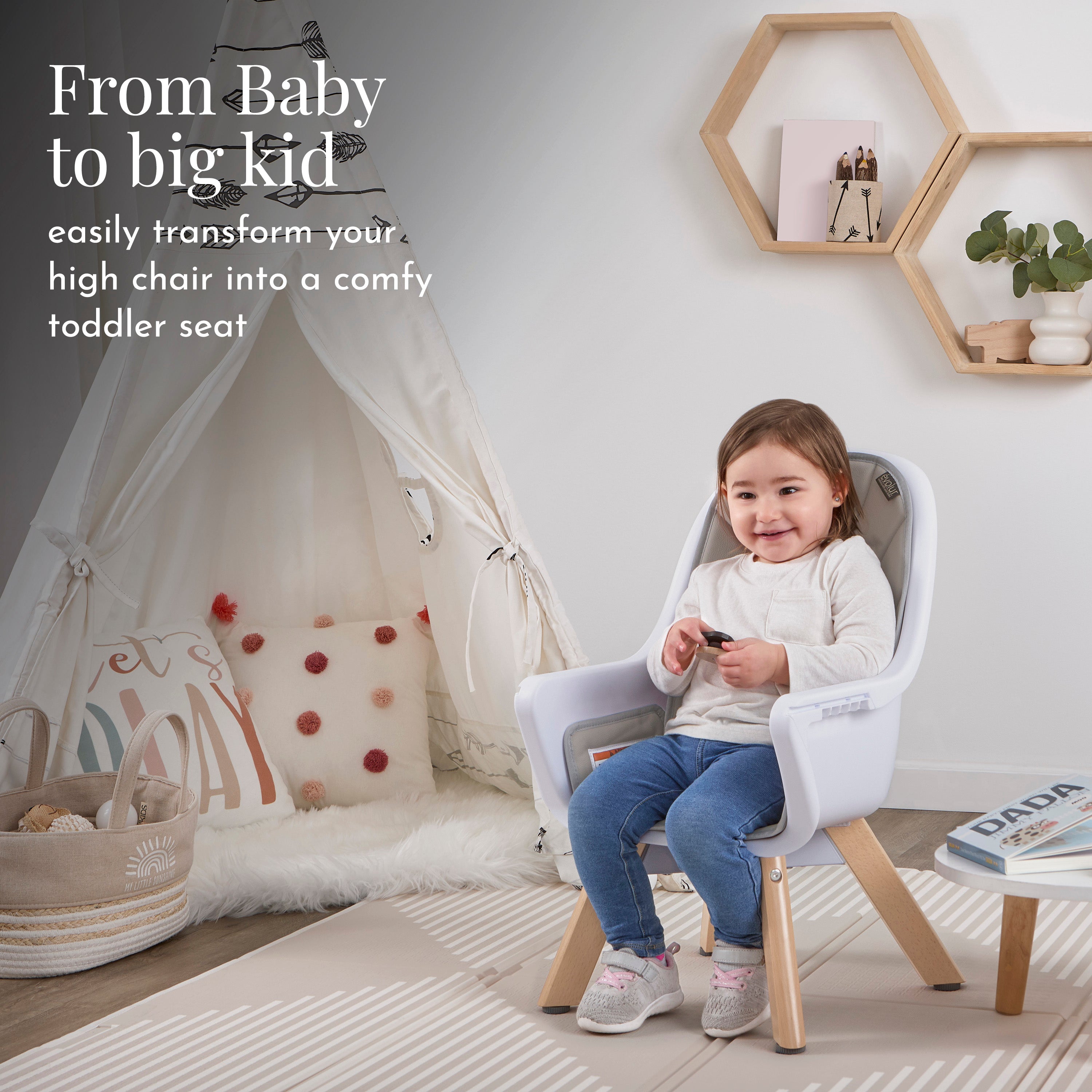 Evolur Zoodle 2-In-1 High Chair