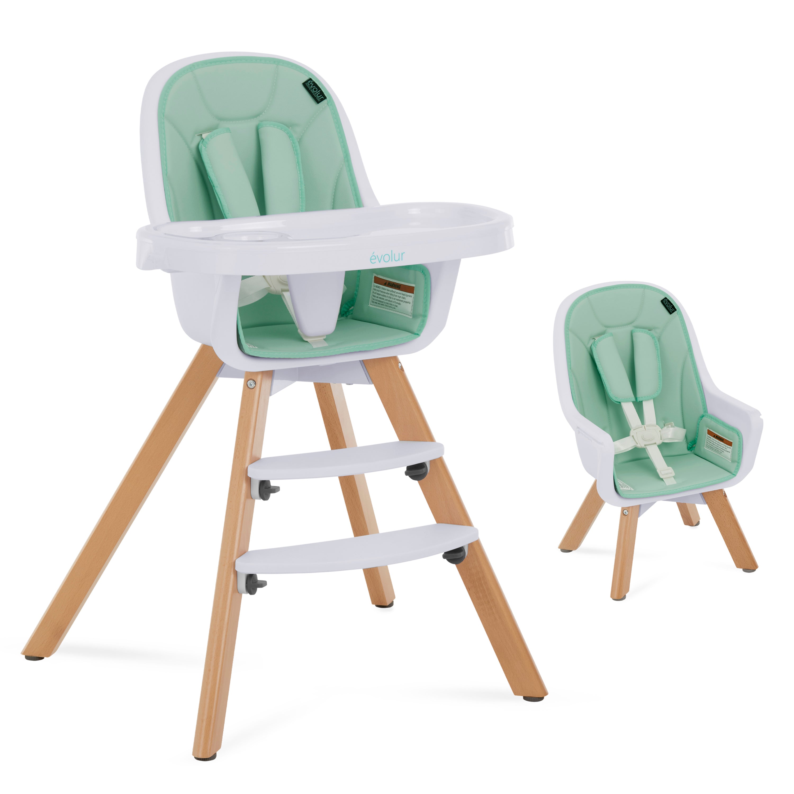 Evolur Zoodle 2-In-1 High Chair