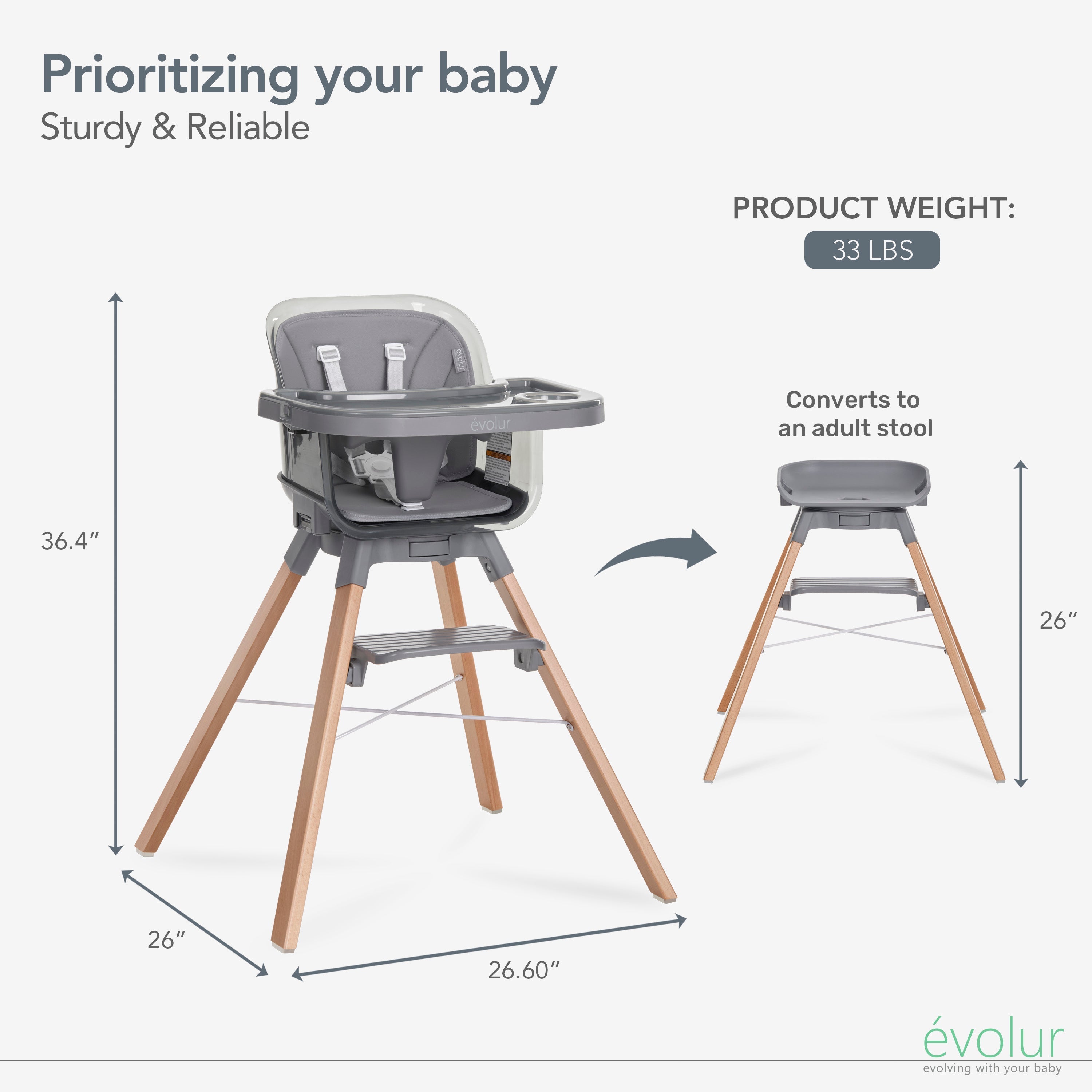 Evolur 360° Bloom Highchair