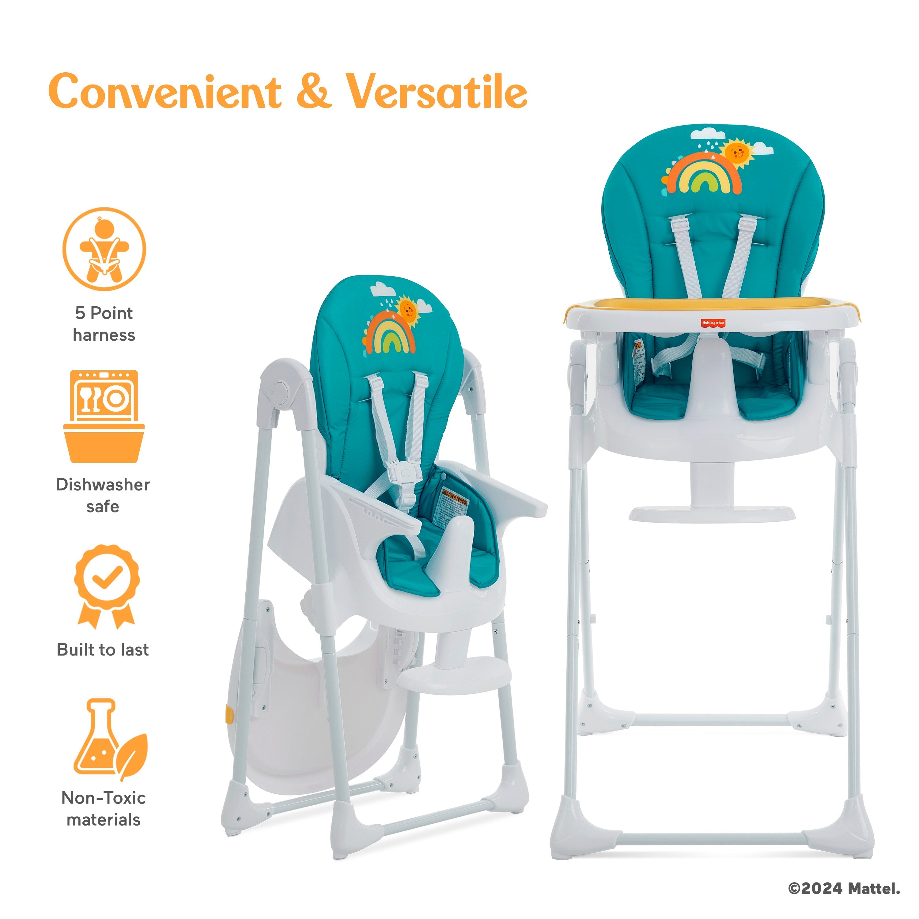 Fisher-Price by Dream On Me Tiny Bites Highchair