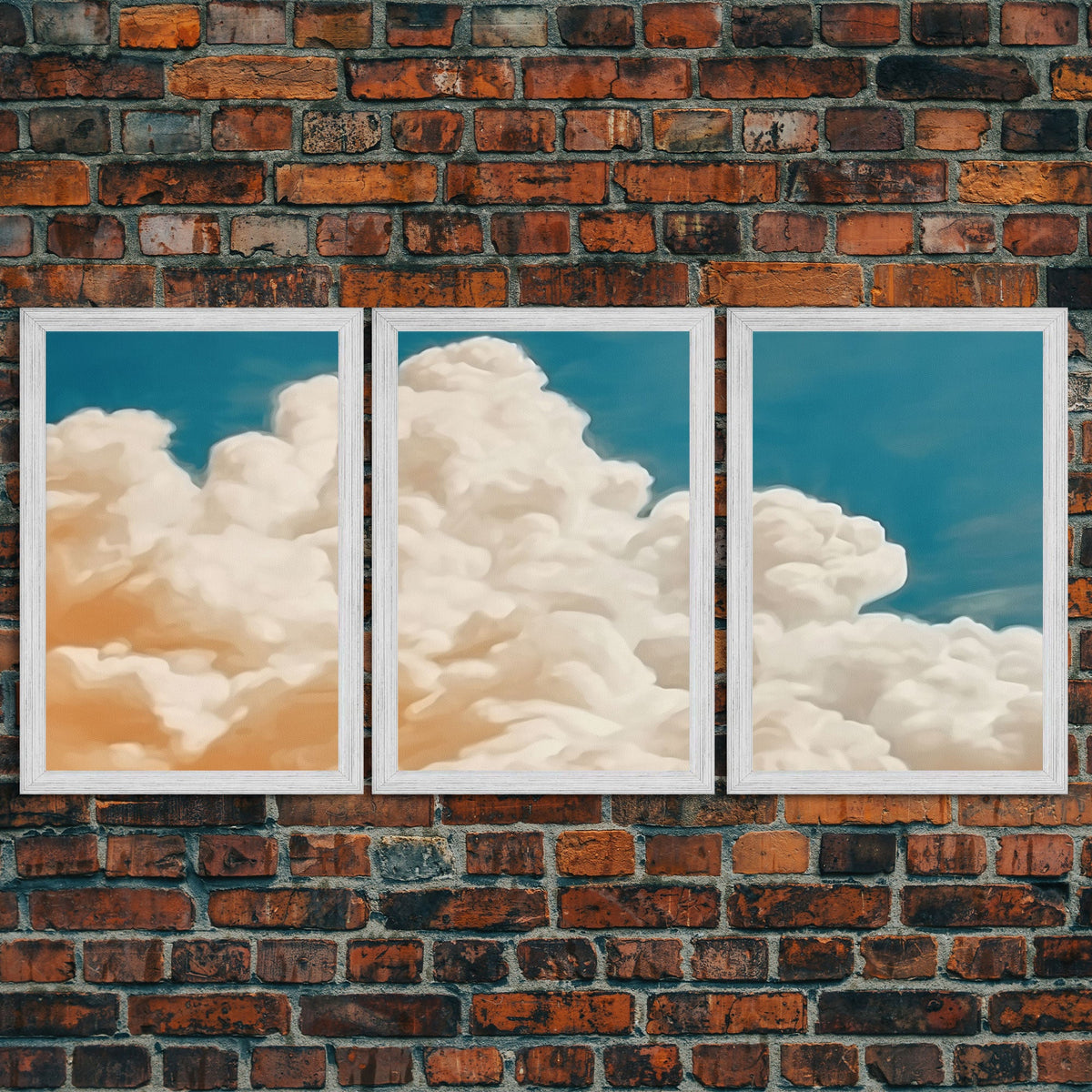 Framed Canvas Wall Art Set of 3