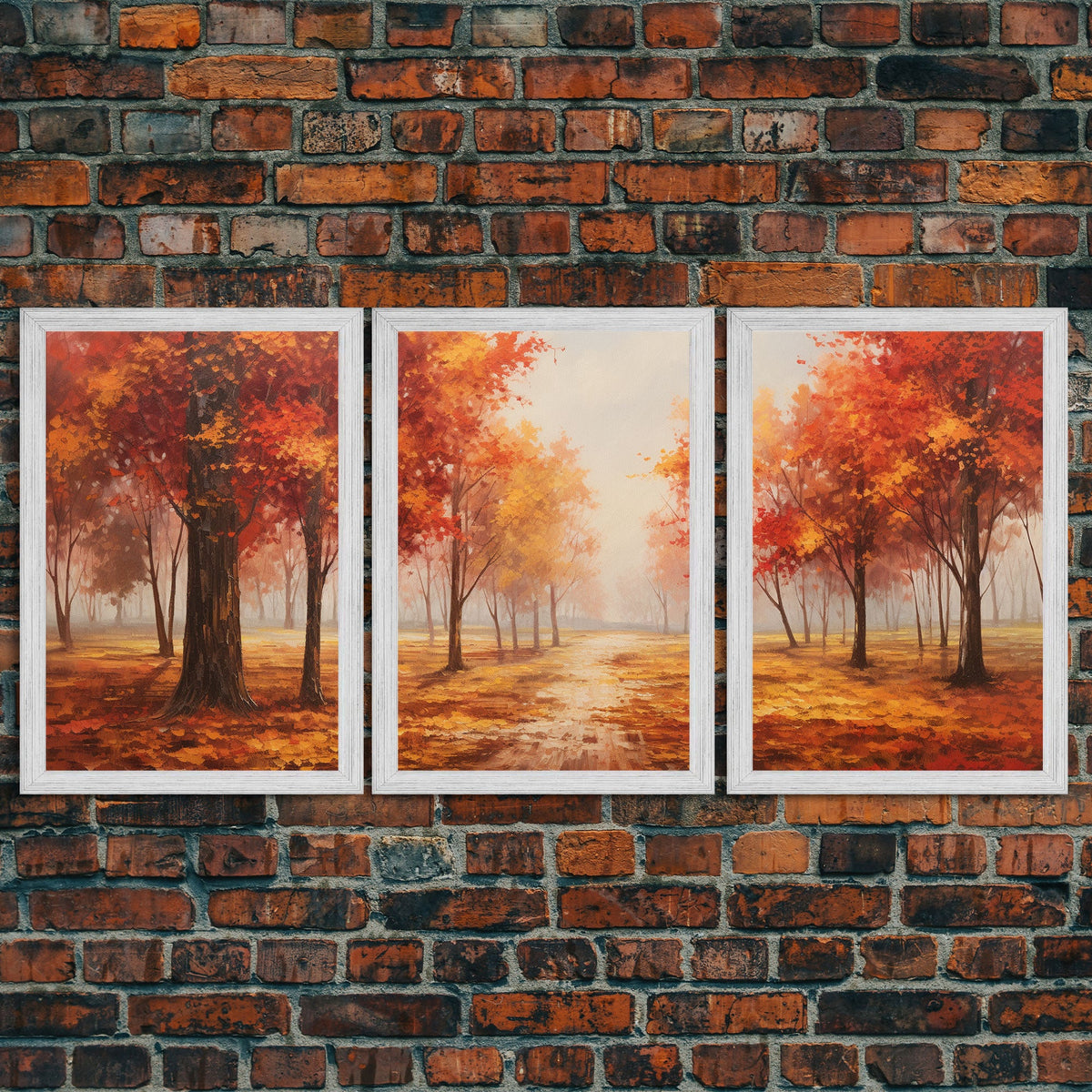 Fall Decor, 3 Piece Wall Art Set, Canvas Prints