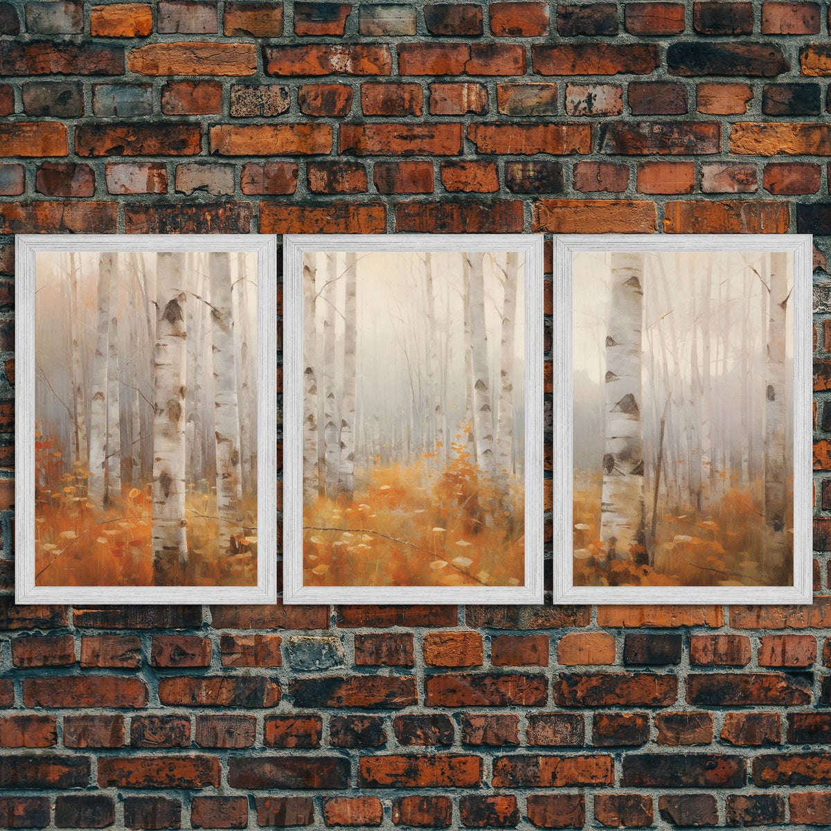 Forest Wall Art, Canvas Print, 3 Piece Wall Art