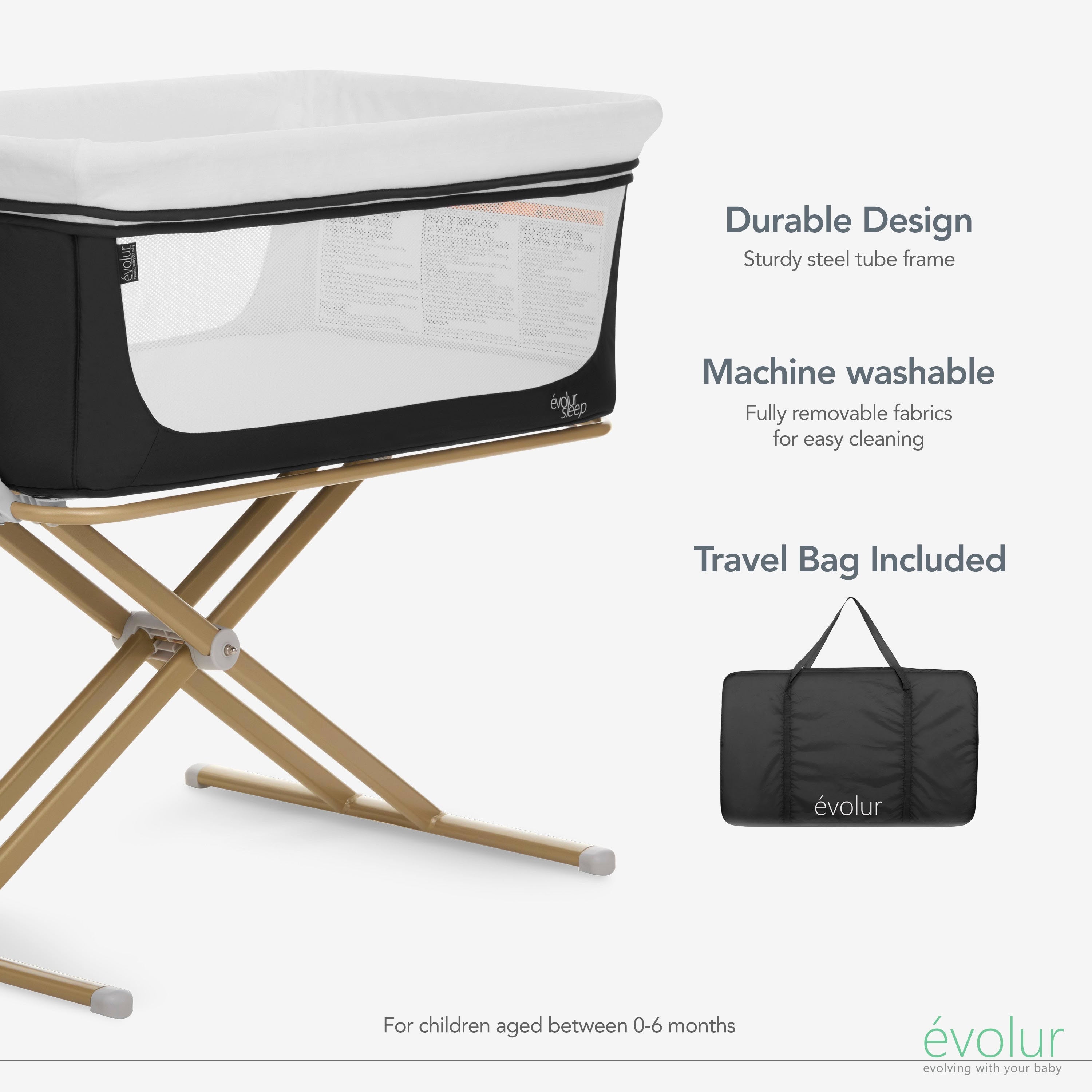 Evolur Orabelle Bassinet