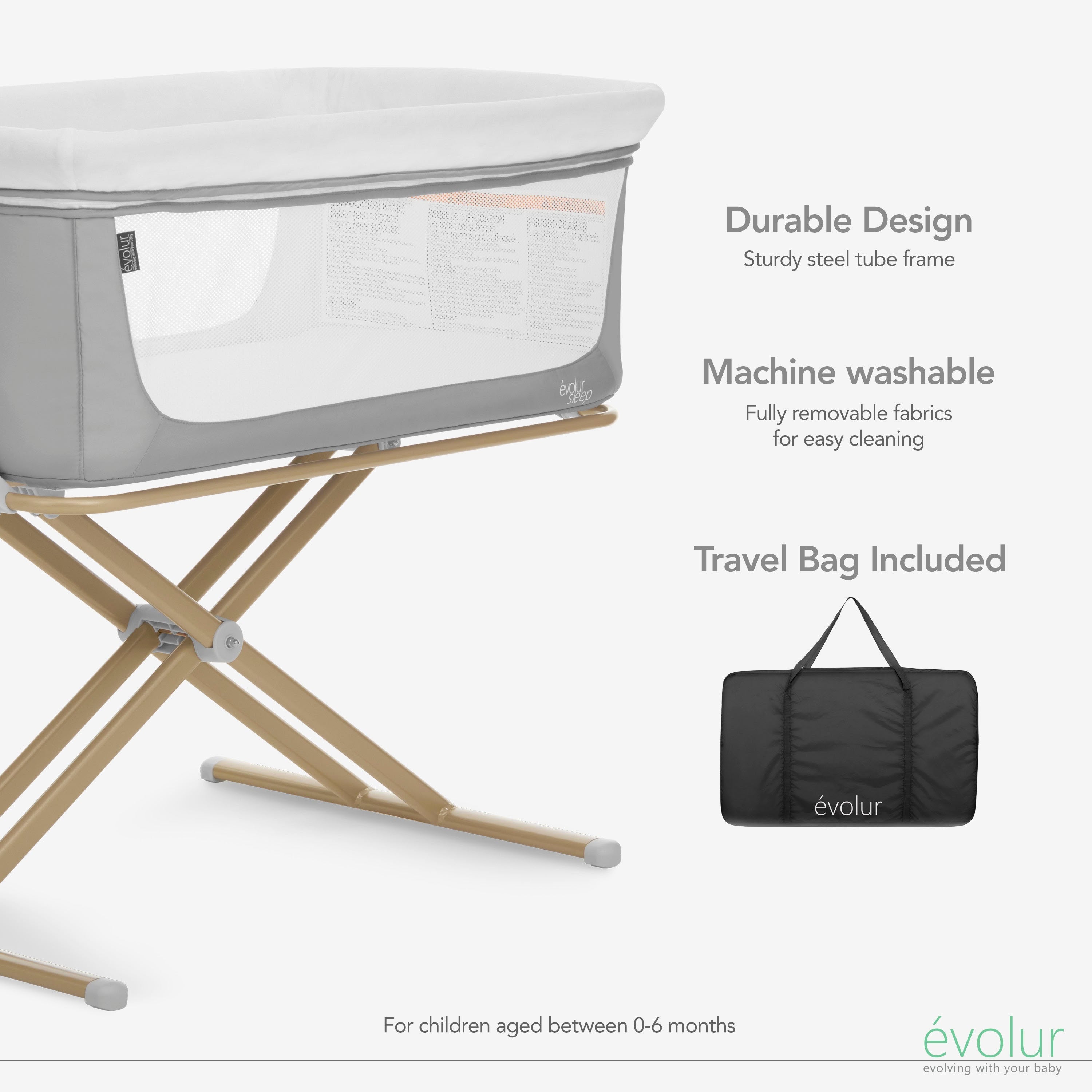 Evolur Orabelle Bassinet