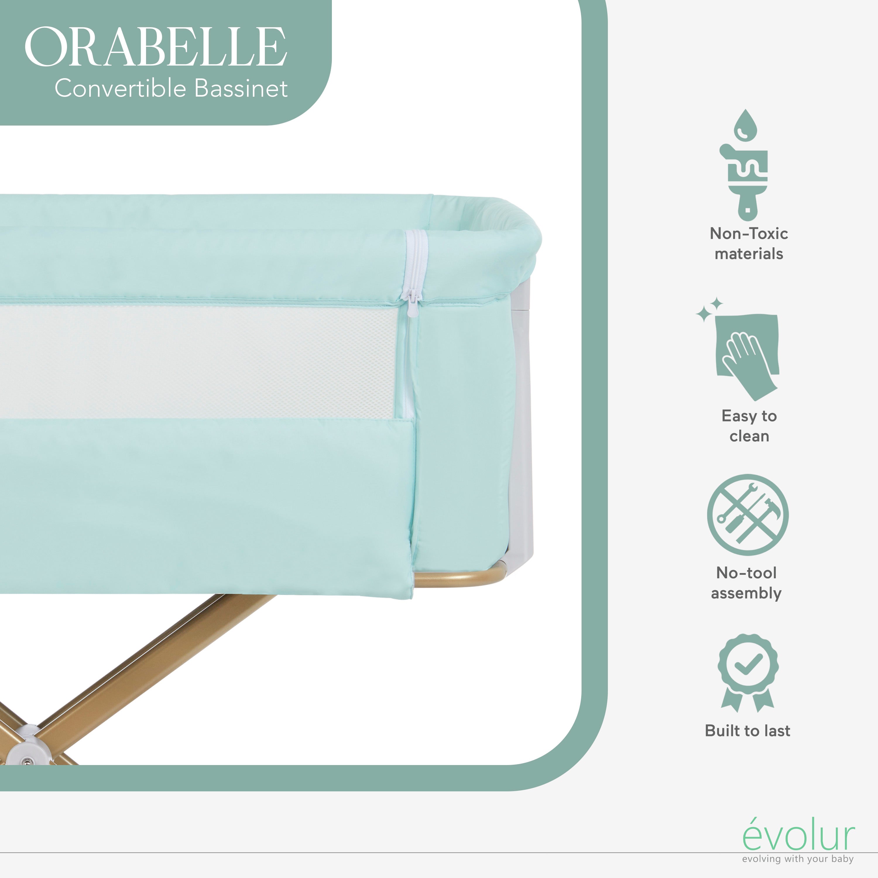 Evolur Orabelle Bassinet