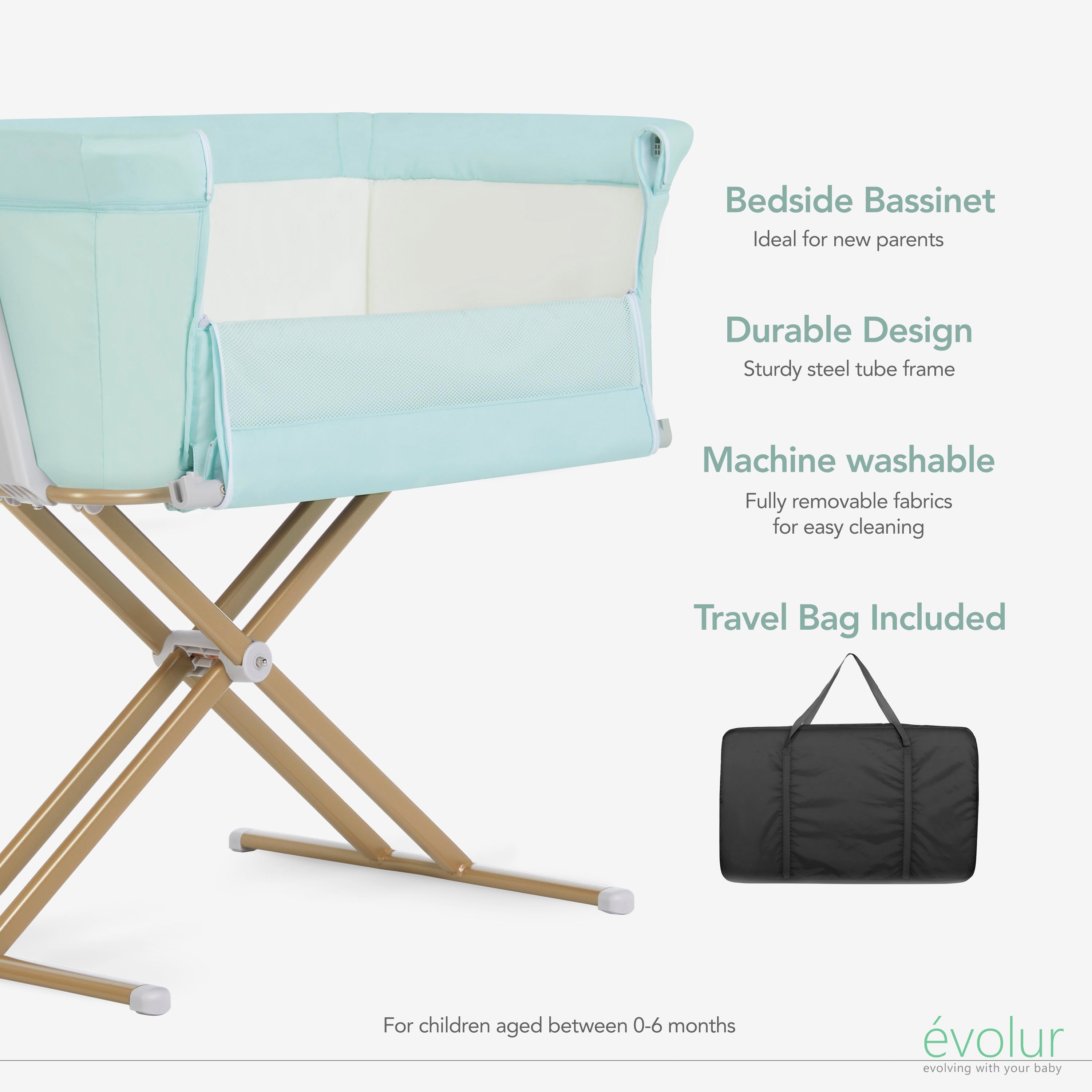 Evolur Orabelle Bassinet