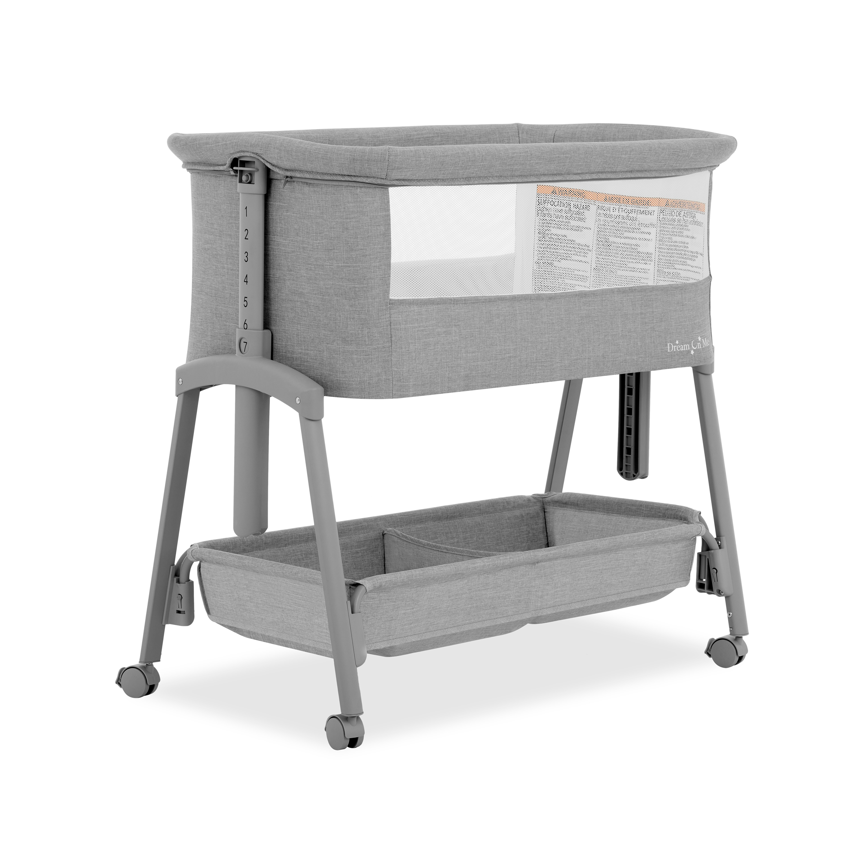 Dream On Me Calypso Portable Bassinet with wheels