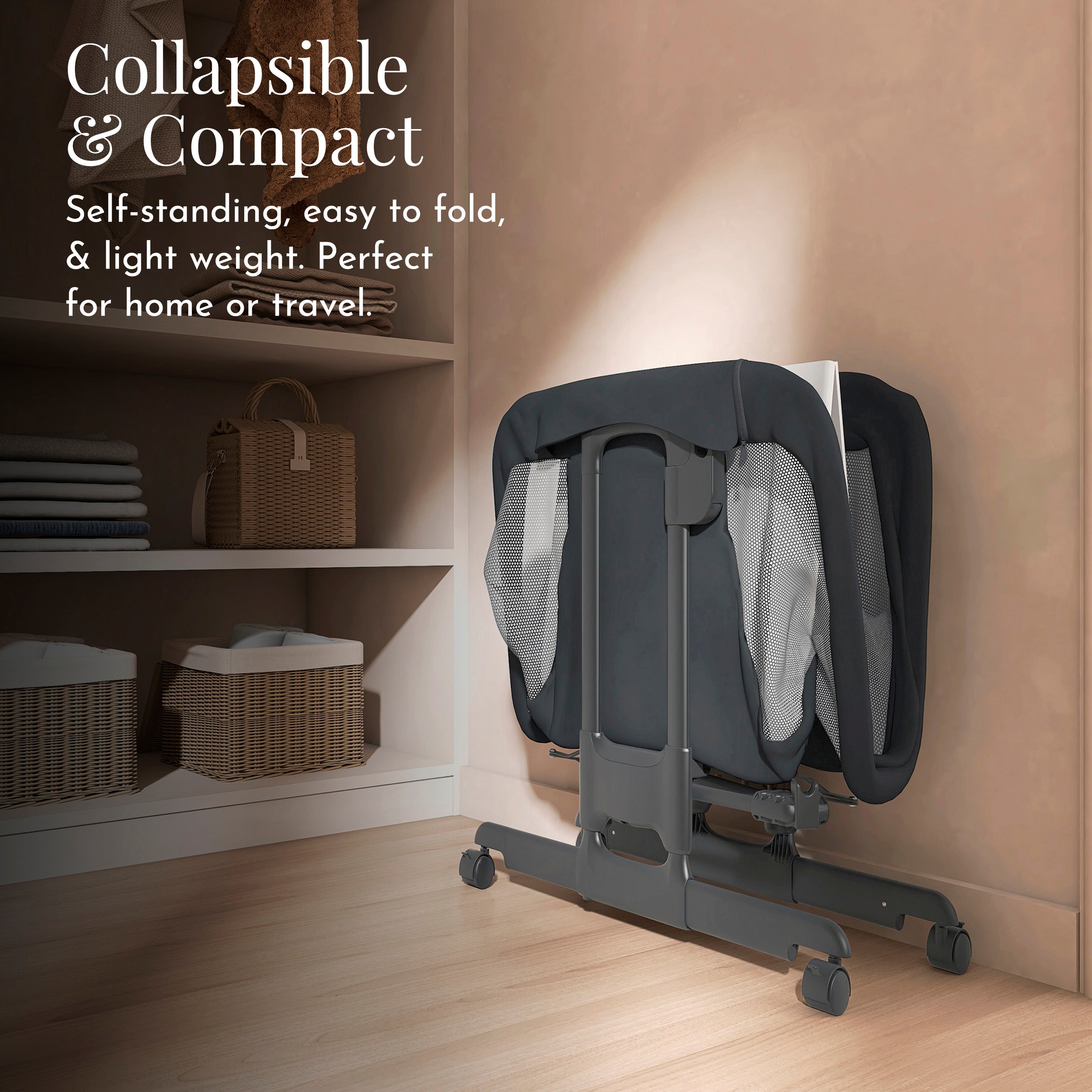Evolur Kinsley Quickfold Portable Bassinet