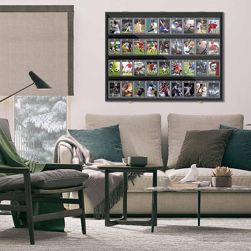 Large Sports Card Display Cases For Football, Basketball, Hockey cards
