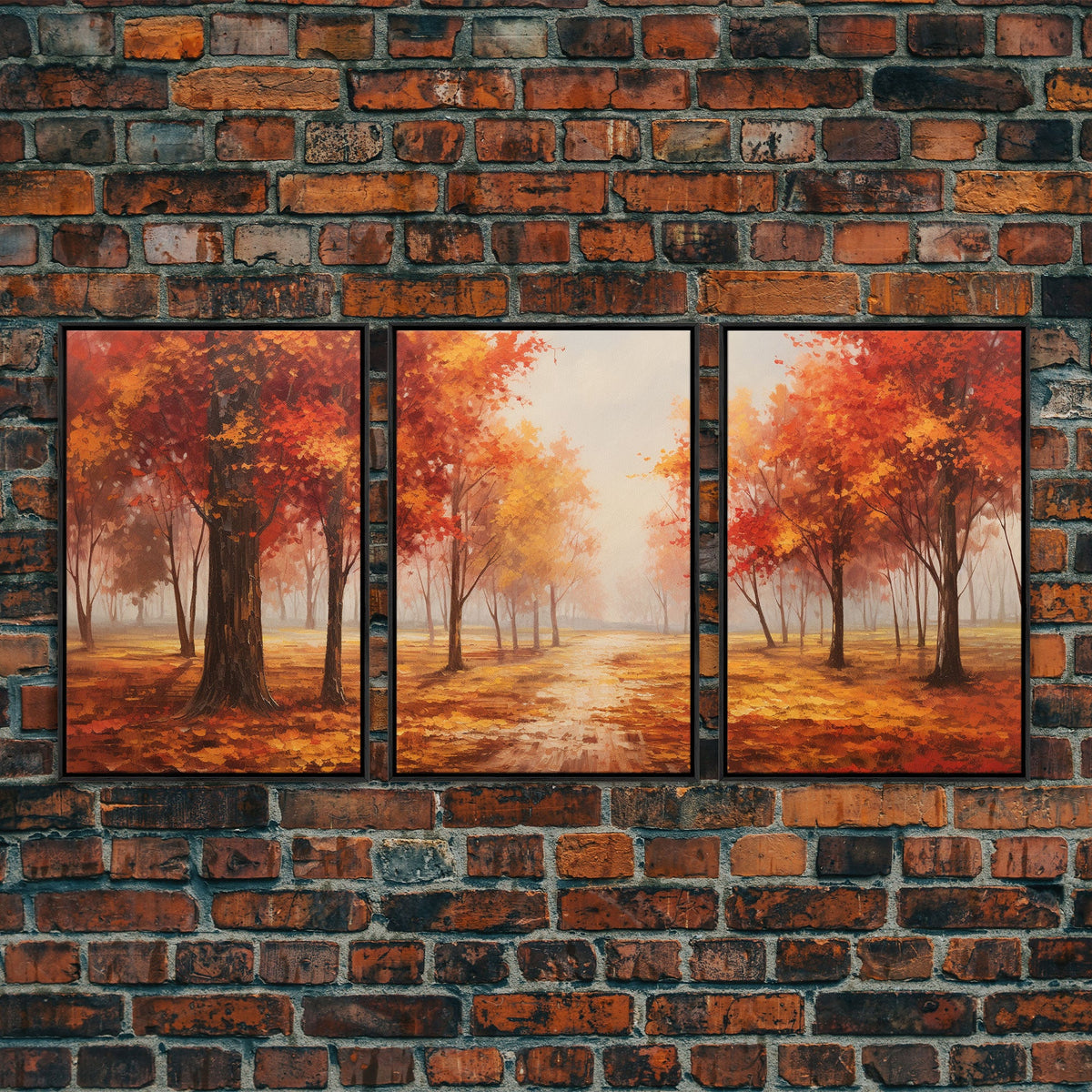 Fall Decor, 3 Piece Wall Art Set, Canvas Prints