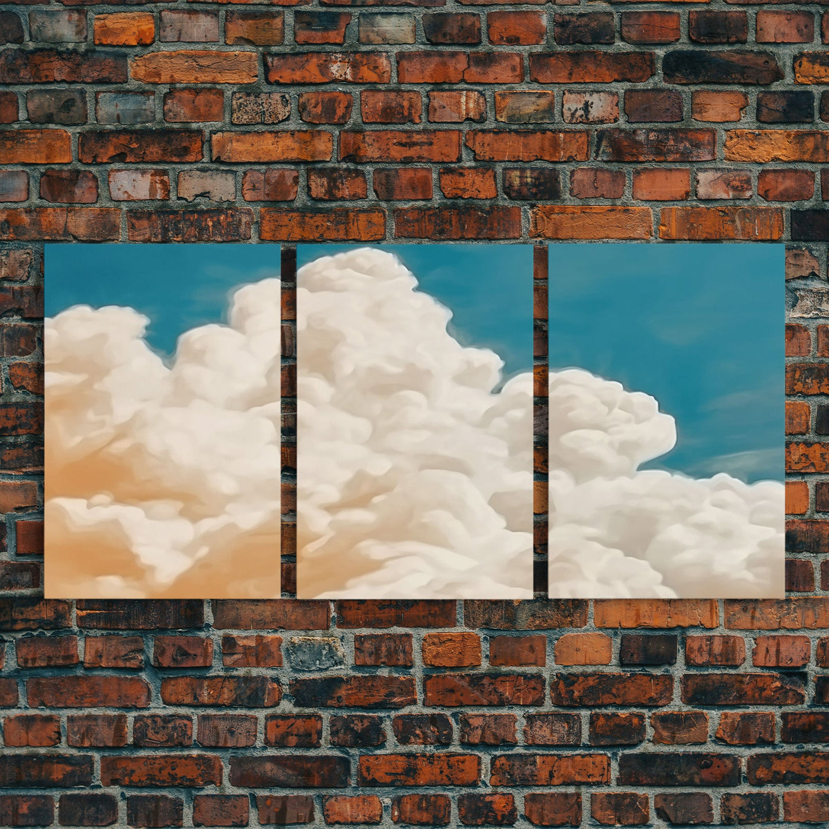 Framed Canvas Wall Art Set of 3