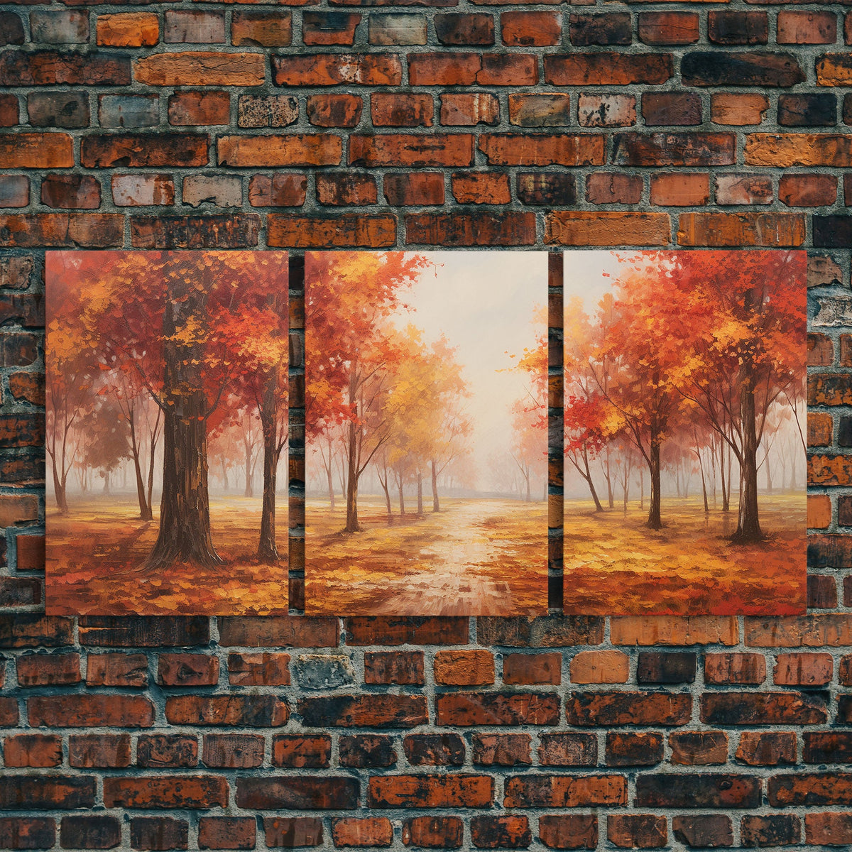 Fall Decor, 3 Piece Wall Art Set, Canvas Prints