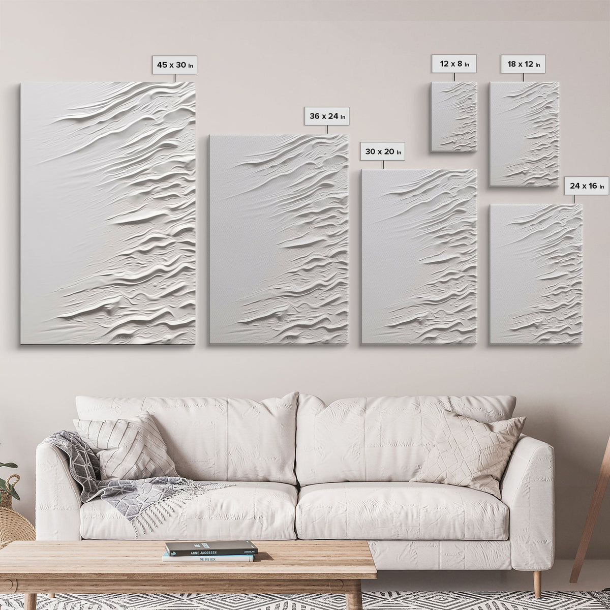 Triptych Framed Canvas Print Wall Art Set of 3