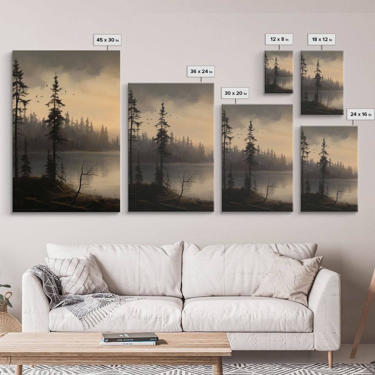 Moody 3 Piece Canvas Wall Art