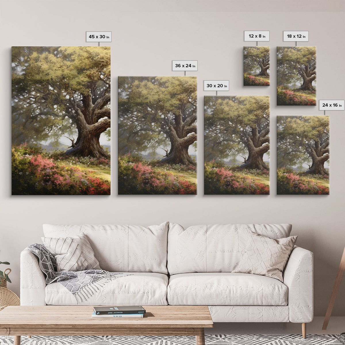 Lake Wall Art, Canvas Print, 3 Piece Wall Art