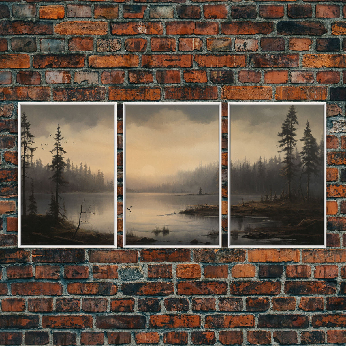 Moody 3 Piece Canvas Wall Art