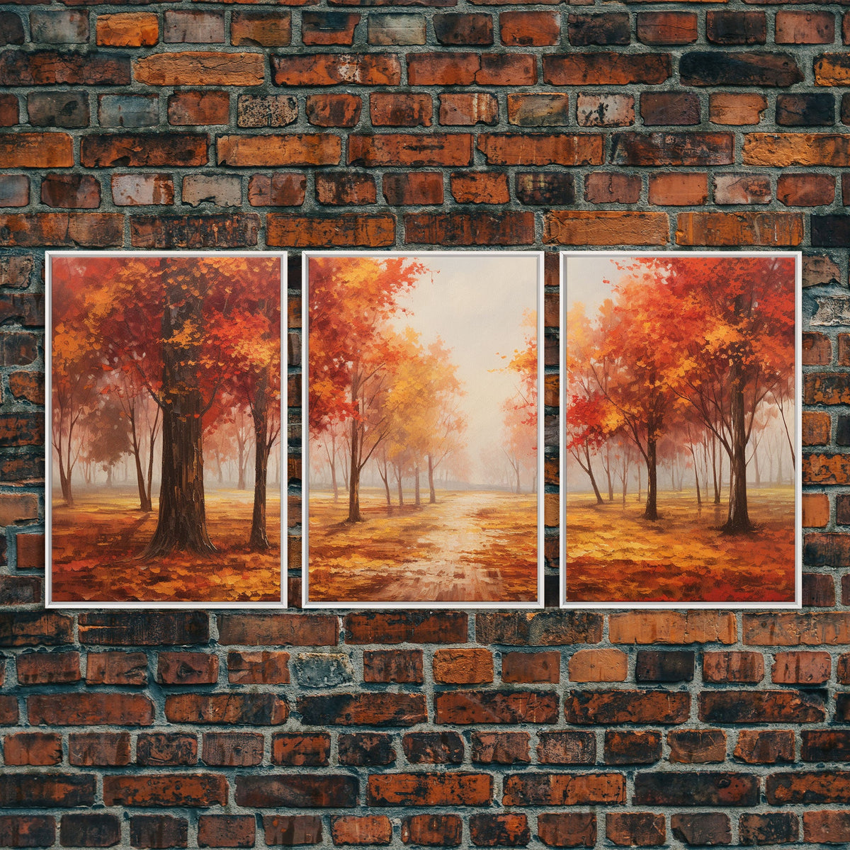 Fall Decor, 3 Piece Wall Art Set, Canvas Prints
