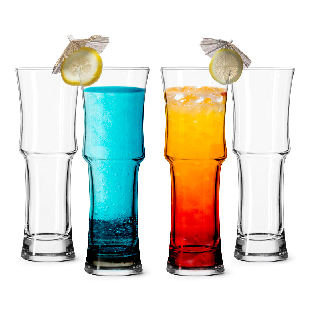 Tall Napoli Hurricane Cocktail Glasses - (15oz)