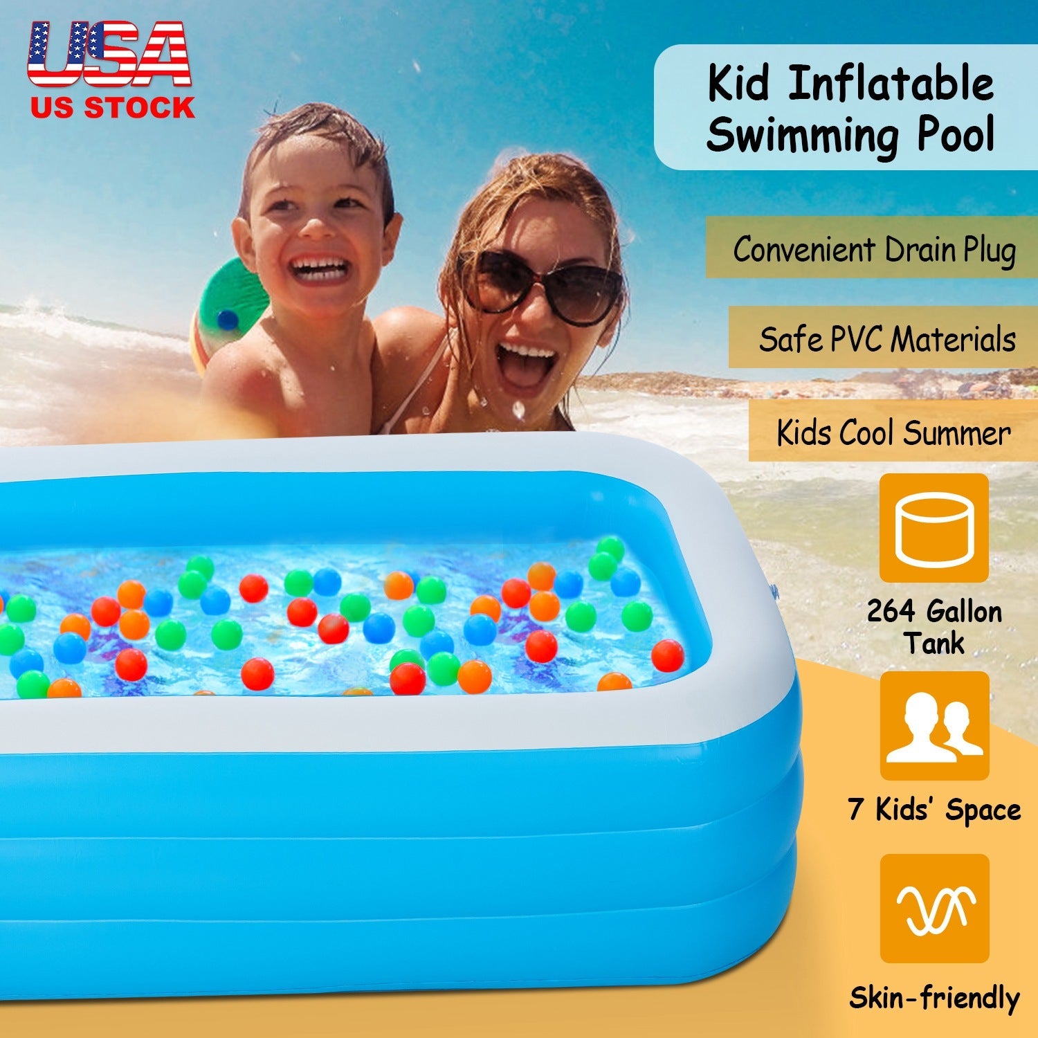 Inflatable Swimming Pools Family Swim Play Center