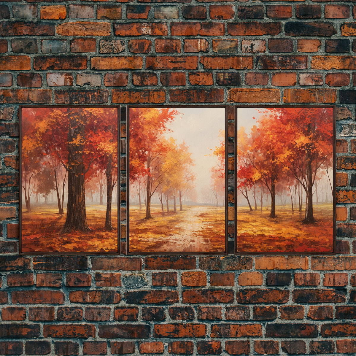 Fall Decor, 3 Piece Wall Art Set, Canvas Prints