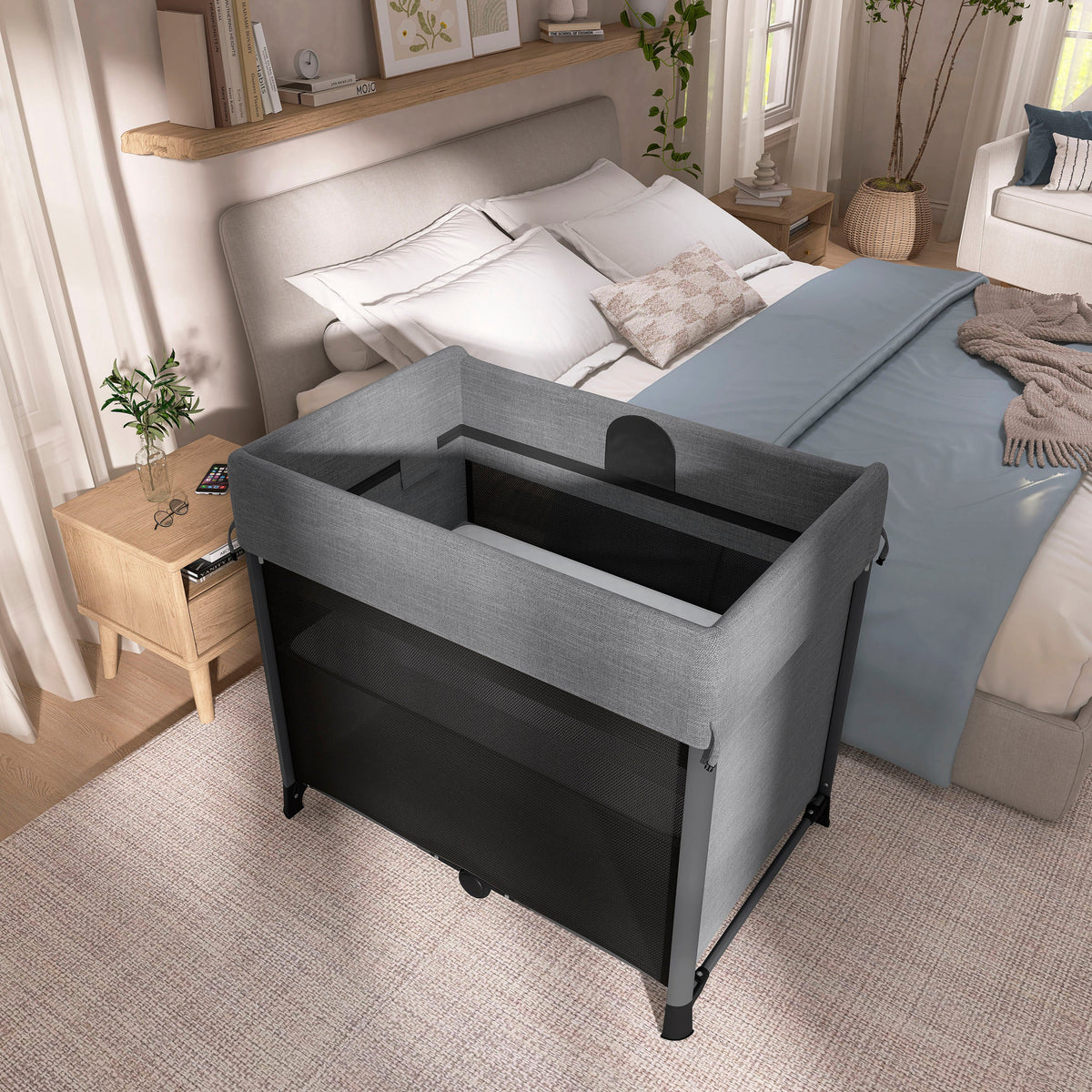 Evolur Zane Portable On The Go Instant Fold Baby Playard