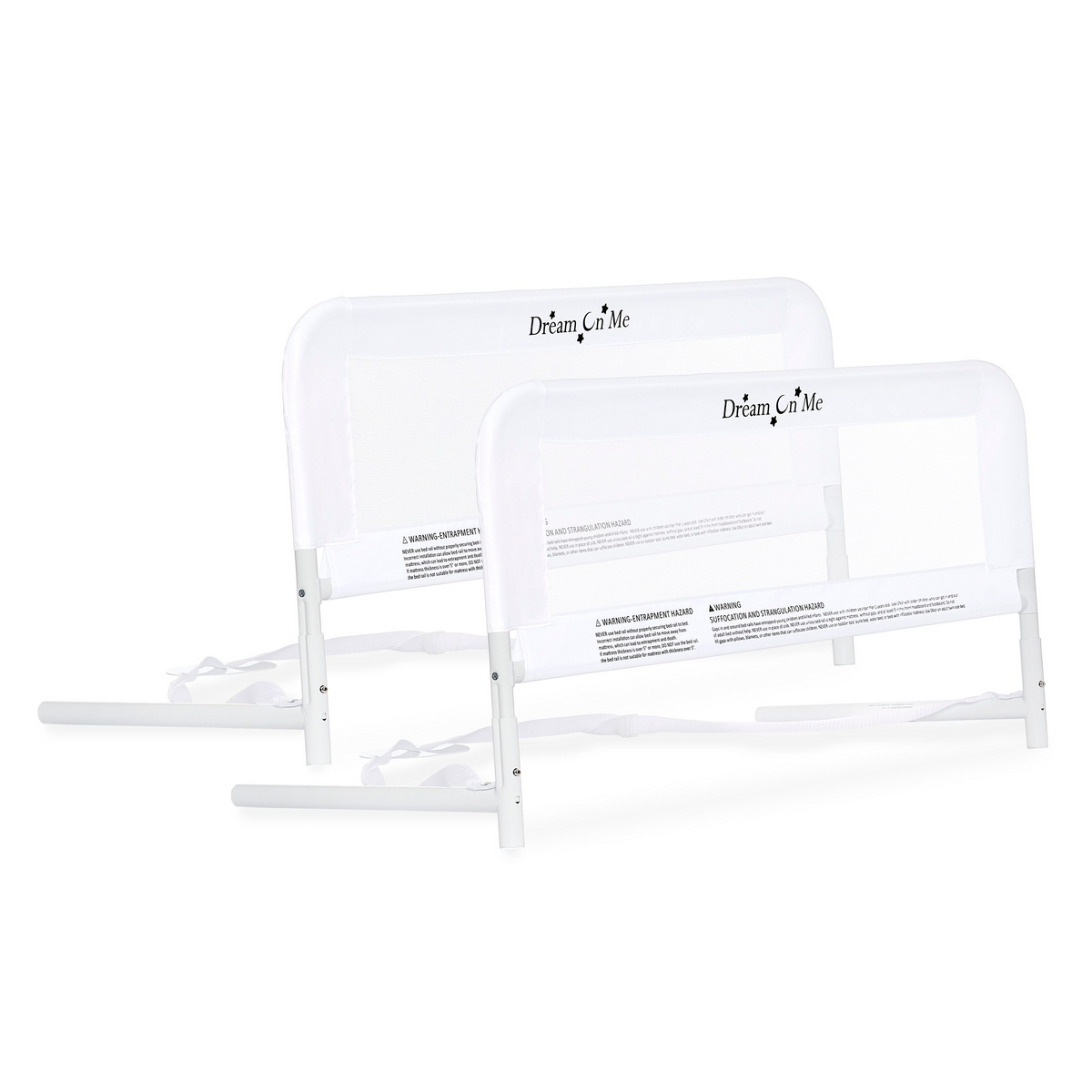 Dream On Me Mesh Security Bed Rails, Double Pack