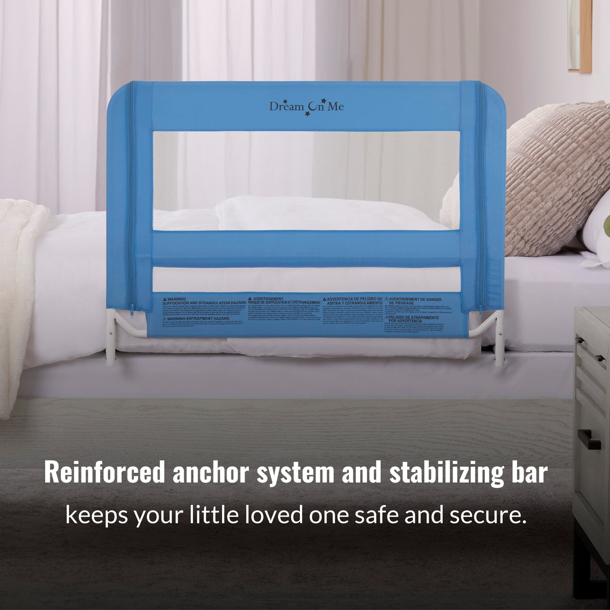 Dream On Me Mesh Security Bed Rail