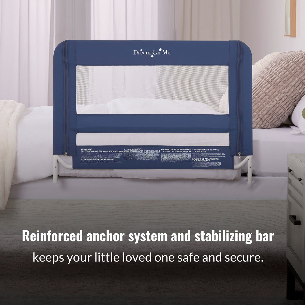 Dream On Me Mesh Security Bed Rail