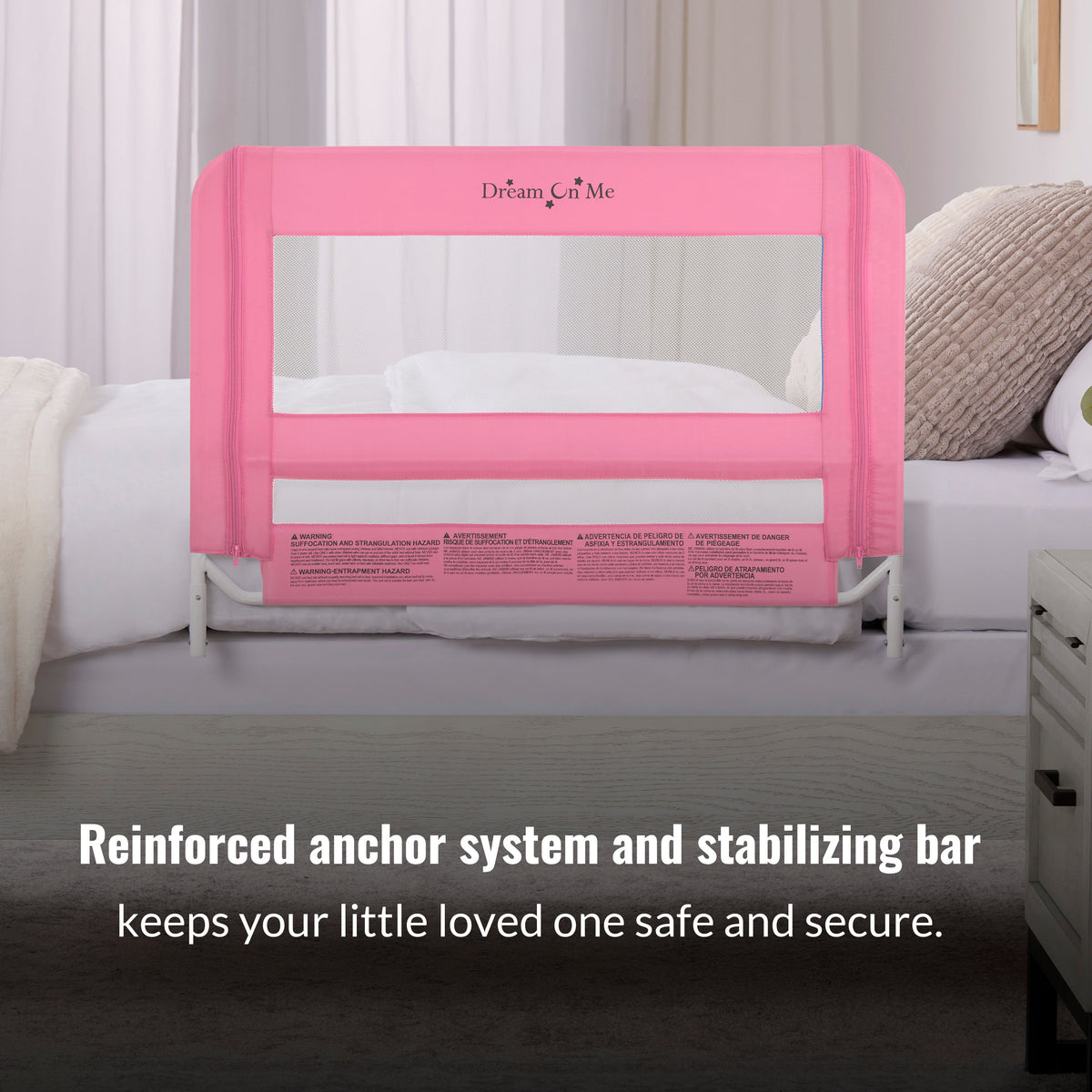 Dream On Me Mesh Security Bed Rail