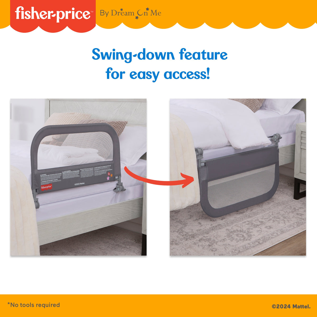 Fisher-Price by Dream On Me Little Naps Bedrail