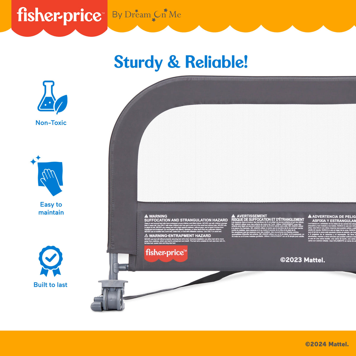 Fisher-Price by Dream On Me Little Naps Bedrail