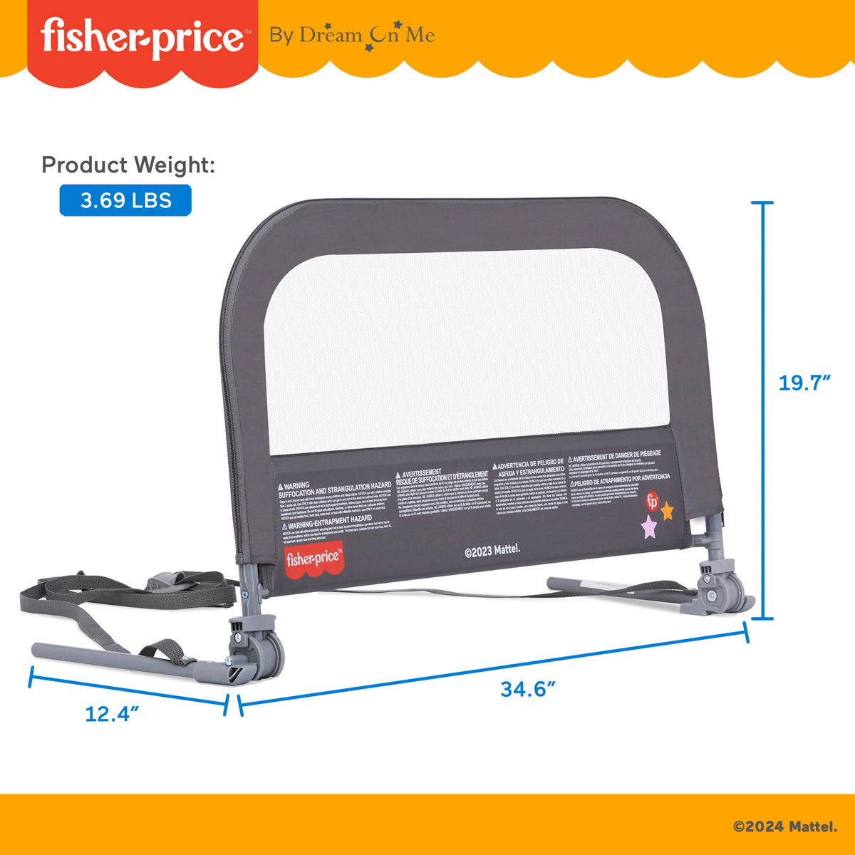 Fisher-Price by Dream On Me Little Naps Bedrail