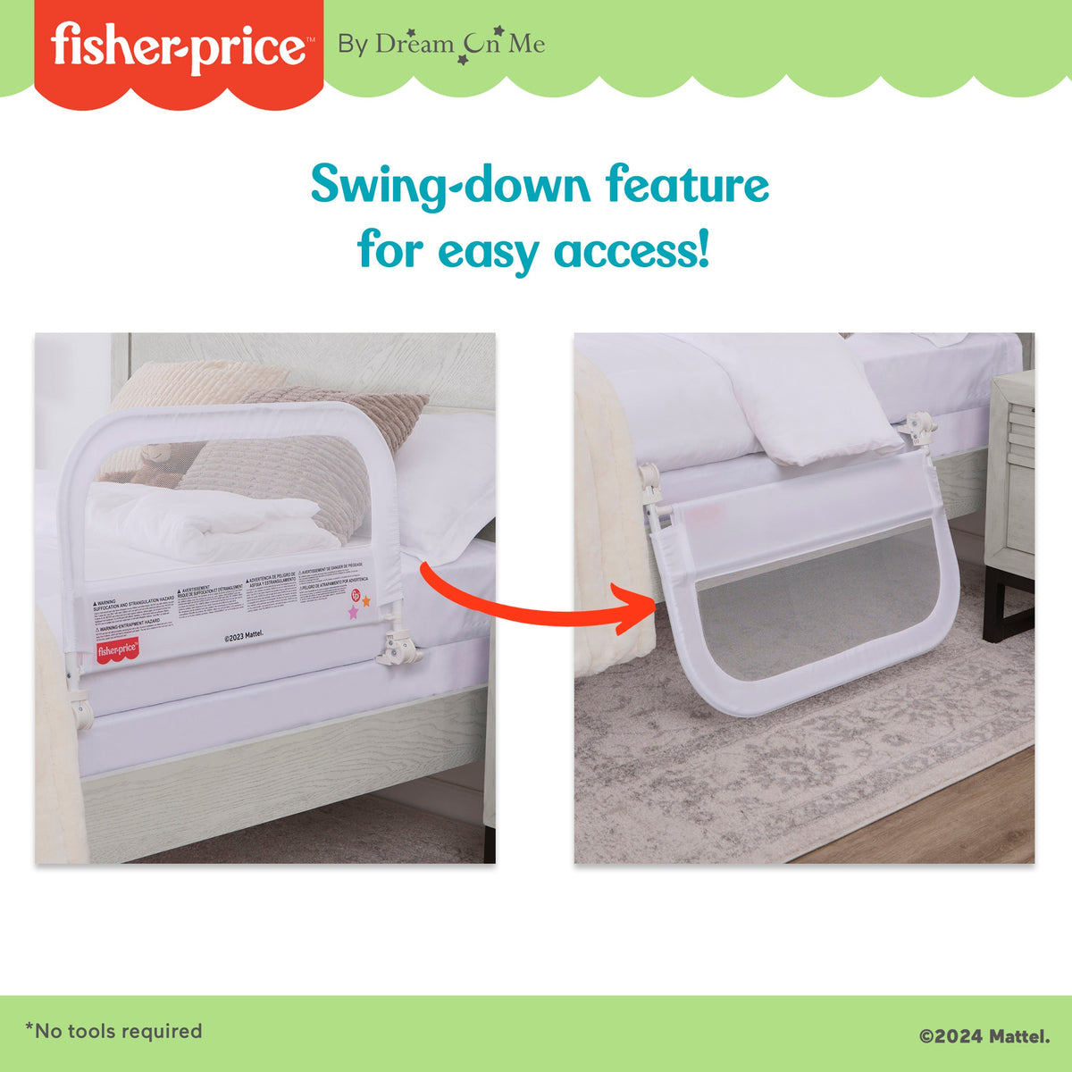 Fisher-Price by Dream On Me Little Naps Bedrail