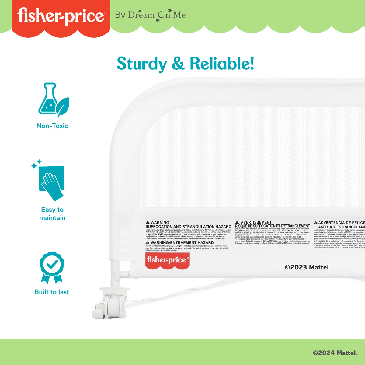 Fisher-Price by Dream On Me Little Naps Bedrail